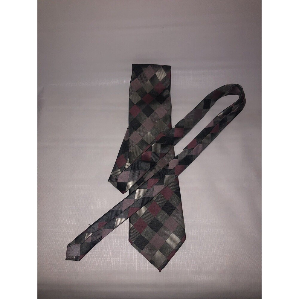 San Carlo Multi Pattern Repp silk tie amazing pattern to match any occasion